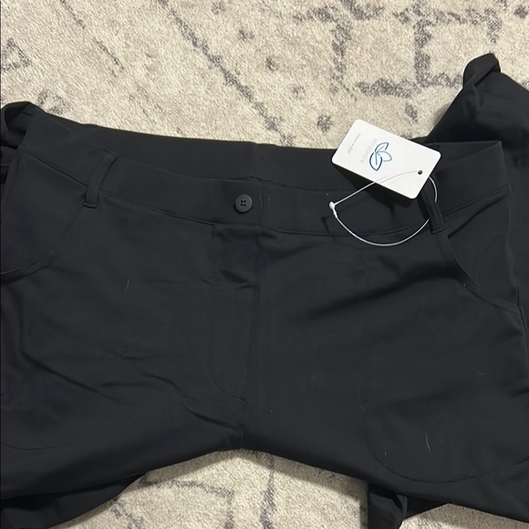 Yogipace,Belt Loops,Women's Regular Flare Yoga Dress Pants - Picture 3 of 9